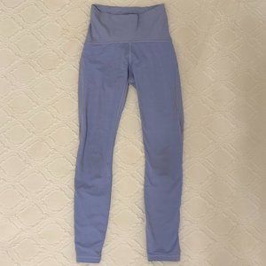 lululemon hydrangea blue leggings